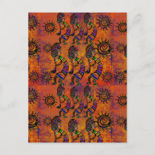Kokopelli Art  Postcard