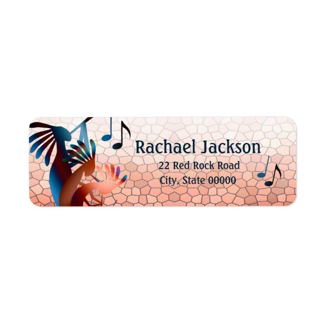Kokopelli Blues Music 2  Desert Sunset Label (Front)
