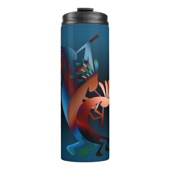 Kokopelli Blues Music Design Thermal Tumbler (Front)