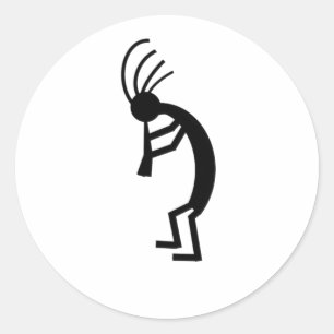 Kokopelli Classic Round Sticker