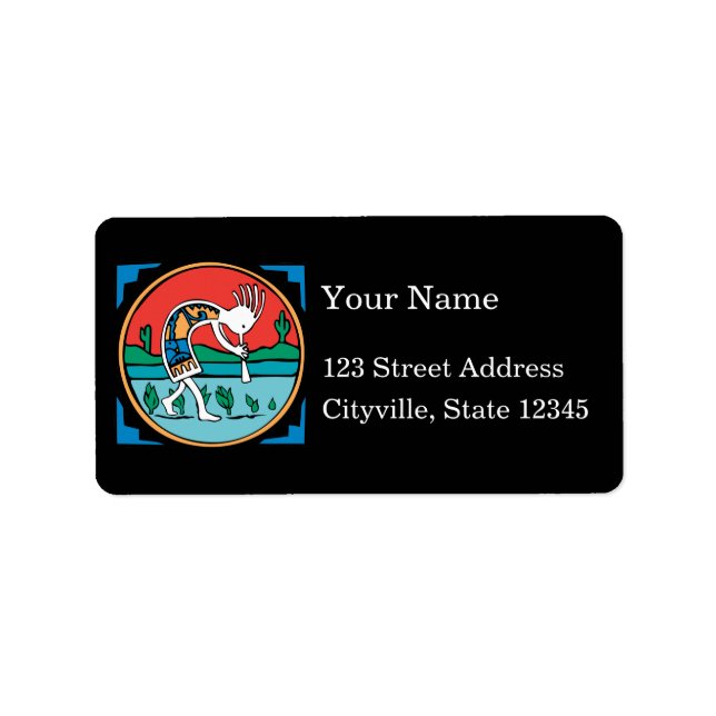 Kokopelli Colour Label (Front)