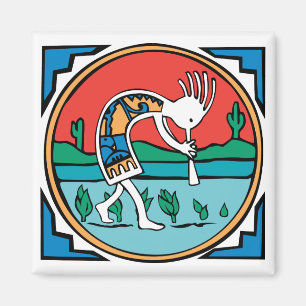 Kokopelli Colour Magnet