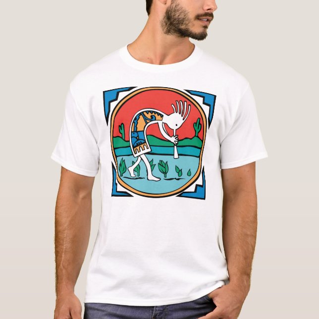 Kokopelli Colour T-Shirt (Front)