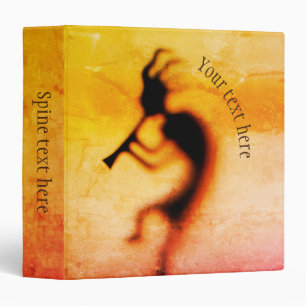 Kokopelli Deity Of Good Times Personalized Binder