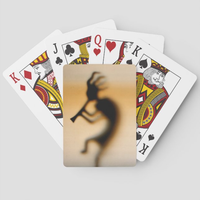 Kokopelli Deity Of Good Times Playing Cards (Back)