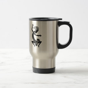 Kokopelli Drumming Travel Mug