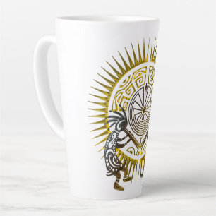 Kokopelli Duo - Man In The Maze - Sun 1 Latte Mug