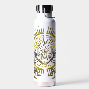 Kokopelli Duo - Man In The Maze - Sun 1 Water Bottle