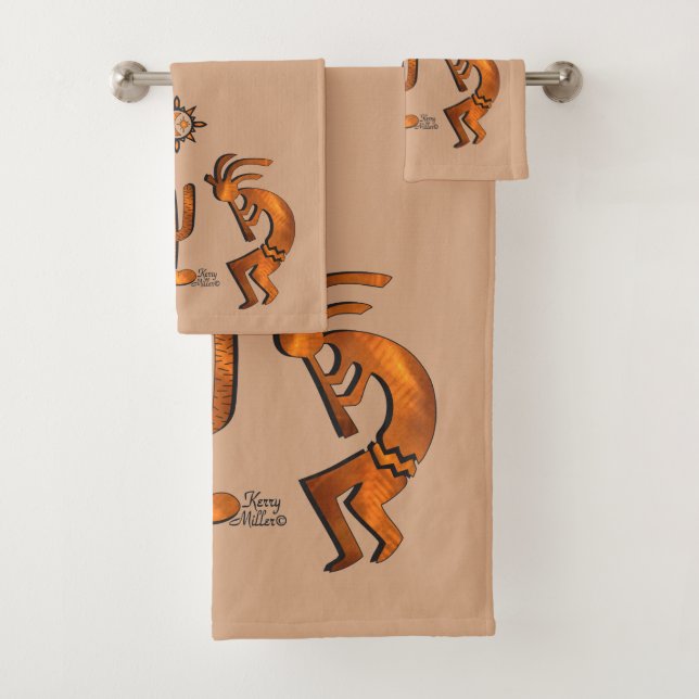 Kokopelli Et Cactus (En situation)