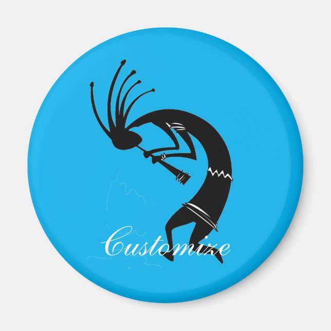Kokopelli flute player Thunder_Cove Magnet (Front)