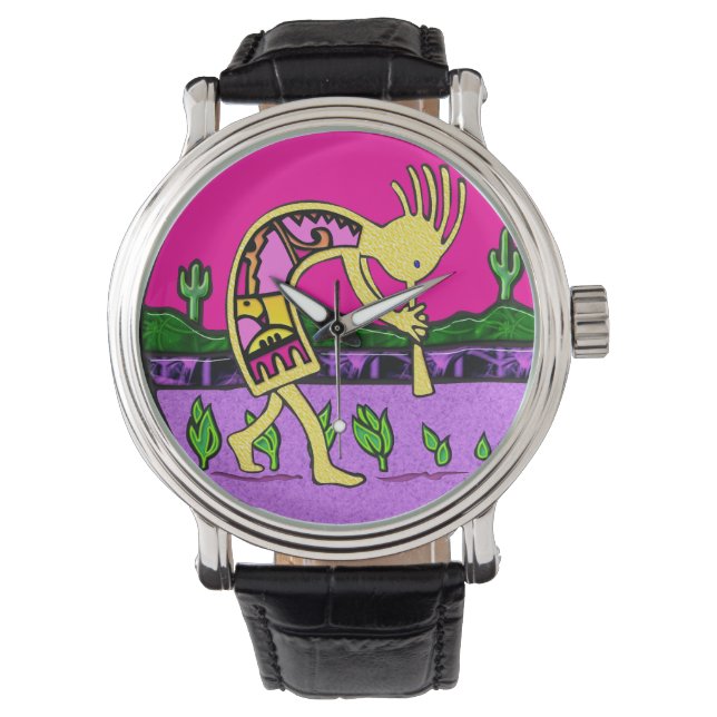 Kokopelli Flute Player Watch (Front)