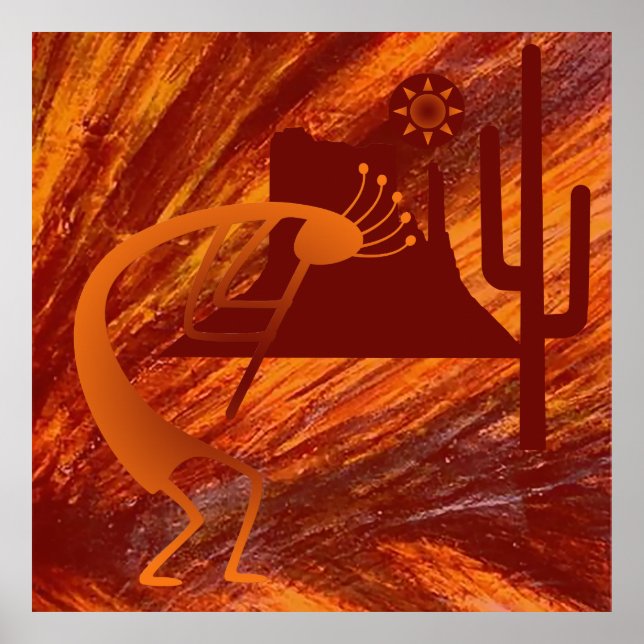 Kokopelli Heat Poster (Front)