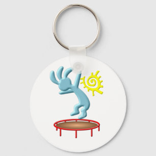Kokopelli Kids Trampoline Keychain