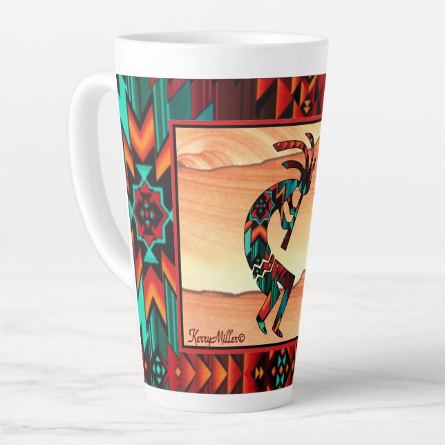 Kokopelli Latte Mug Sud-Ouest (Angle gauche)