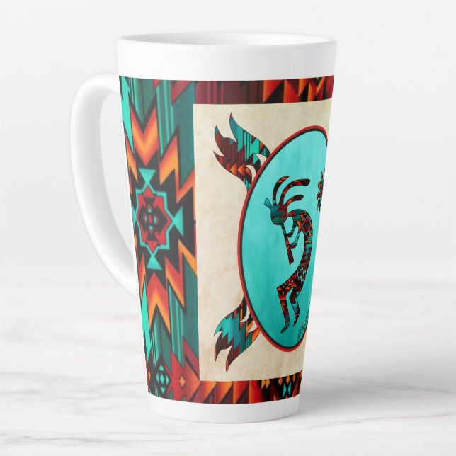 Kokopelli Latte Mug Sud-Ouest (Angle gauche)