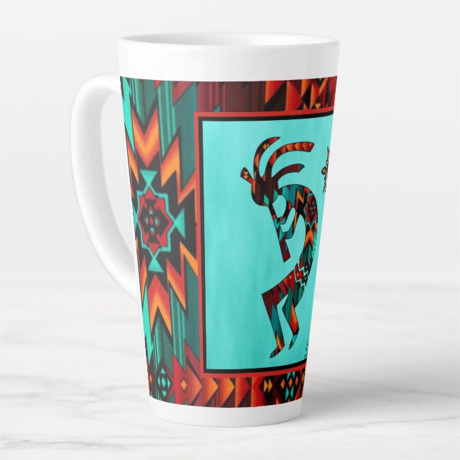 Kokopelli Latte Mug Sud-Ouest (Angle gauche)
