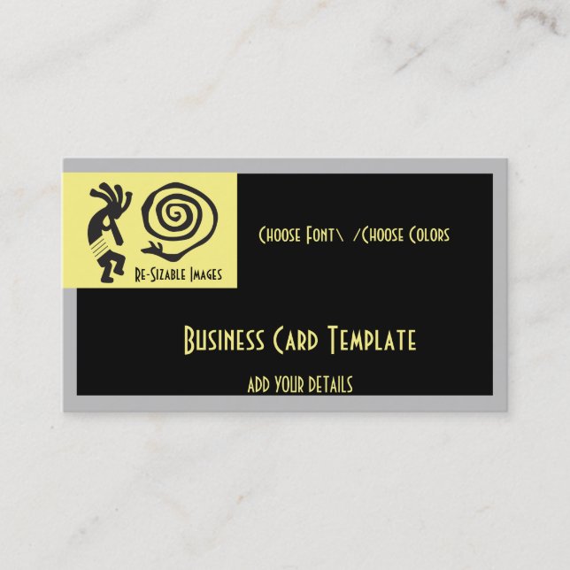 KoKopelli Logo Business Card (Front)