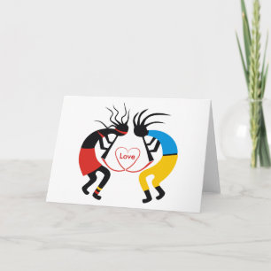 Kokopelli Love Greeting Cards