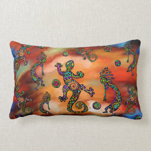 Kokopelli Lumbar Pillow