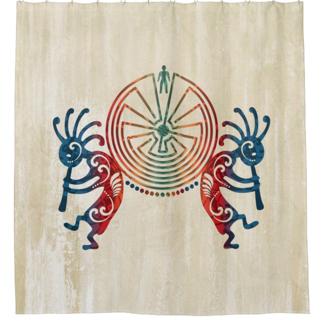 KOKOPELLI / MAN IN THE MAZE coloured + your ideas (Front)