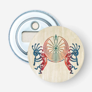 KOKOPELLI / MAN IN THE MAZE + your ideas Bottle Opener