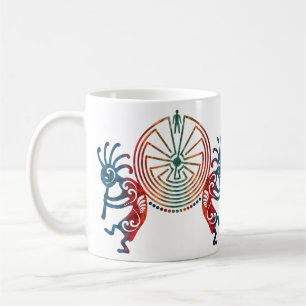KOKOPELLI / MAN IN THE MAZE + your ideas Coffee Mug