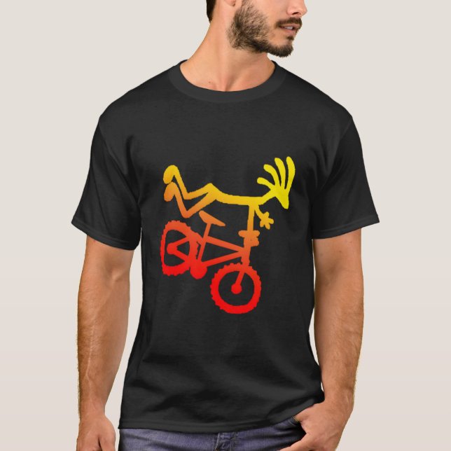 Kokopelli Mountain Biking T-Shirt (Front)