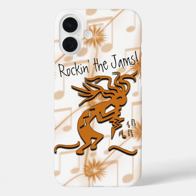 Kokopelli Musical Merrymaker Flute Player Case-Mate iPhone Case (Back)