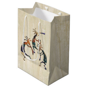 KOKOPELLI musician trio + your ideas Medium Gift Bag
