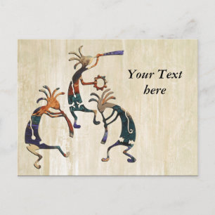 KOKOPELLI musician trio + your ideas Postcard