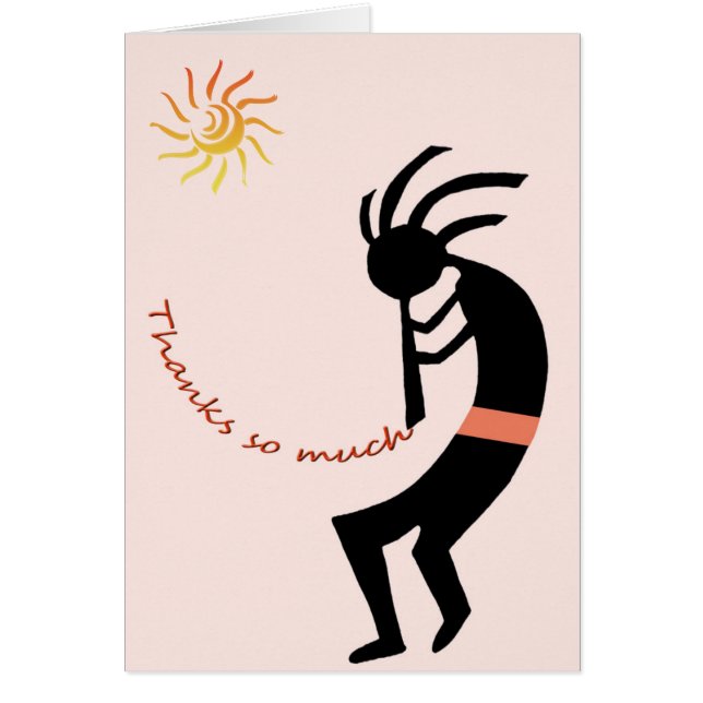 Kokopelli -- Native American Flute Player (Front)