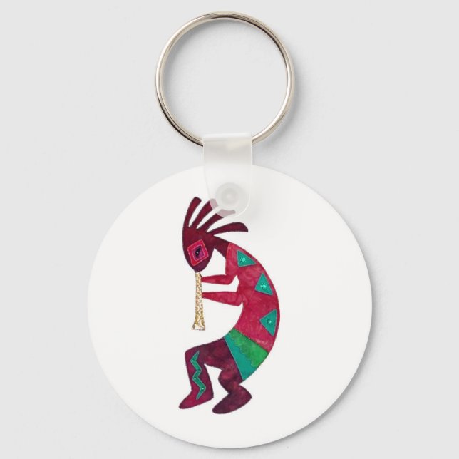 Kokopelli Original design! Keychain (Front)