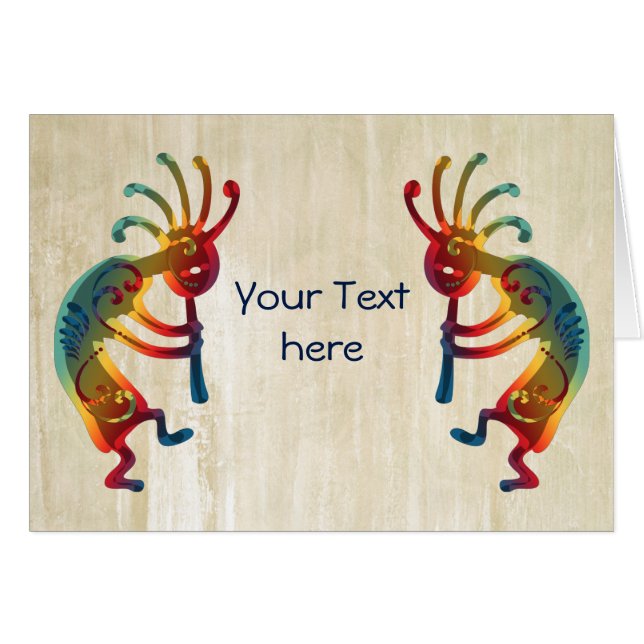 KOKOPELLI ornaments + your ideas (Front Horizontal)