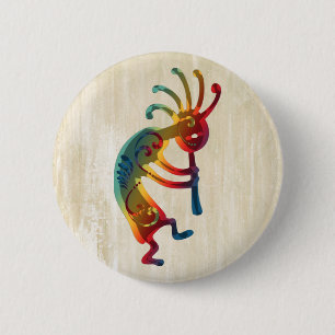 KOKOPELLI ornaments + your ideas 2 Inch Round Button