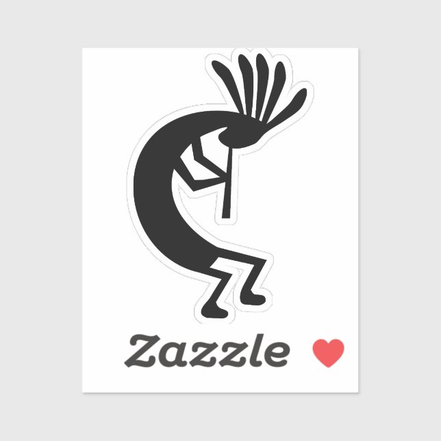 Kokopelli Silhouette Crafting 2" Vinyl (Sheet)