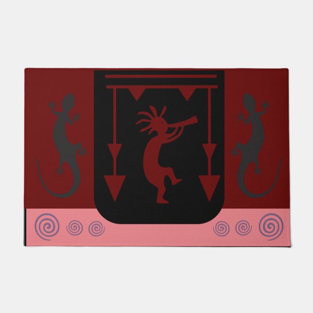Kokopelli Southwest Doormat (Front)
