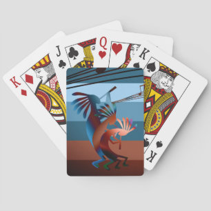 Kokopelli Southwest Music 2 Playing Cards