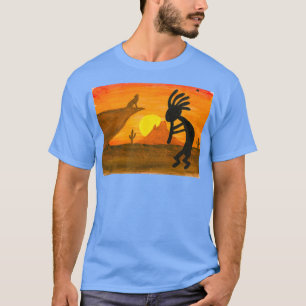 Kokopelli Sunset  T-Shirt