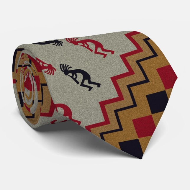 Kokopelli Tie (Rolled)