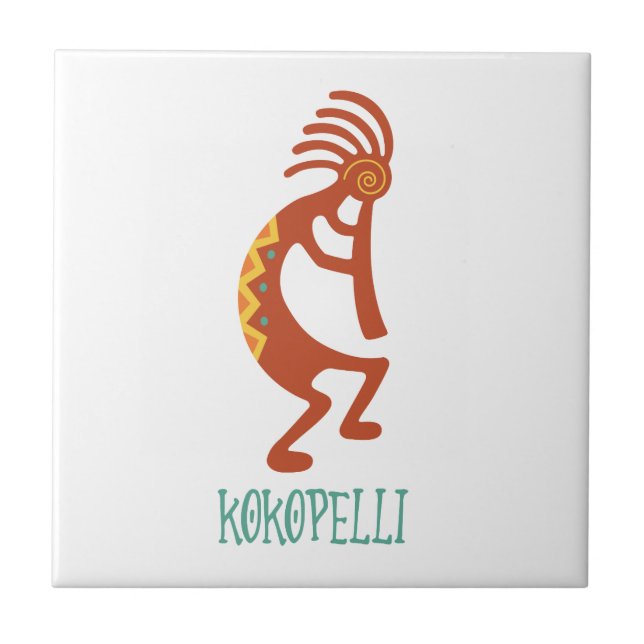Kokopelli Tile (Front)