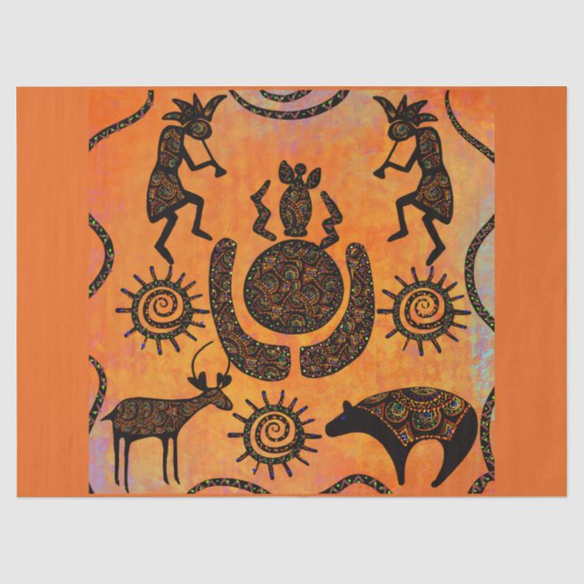 KOKOPELLI  TISSUE PAPER (Front)