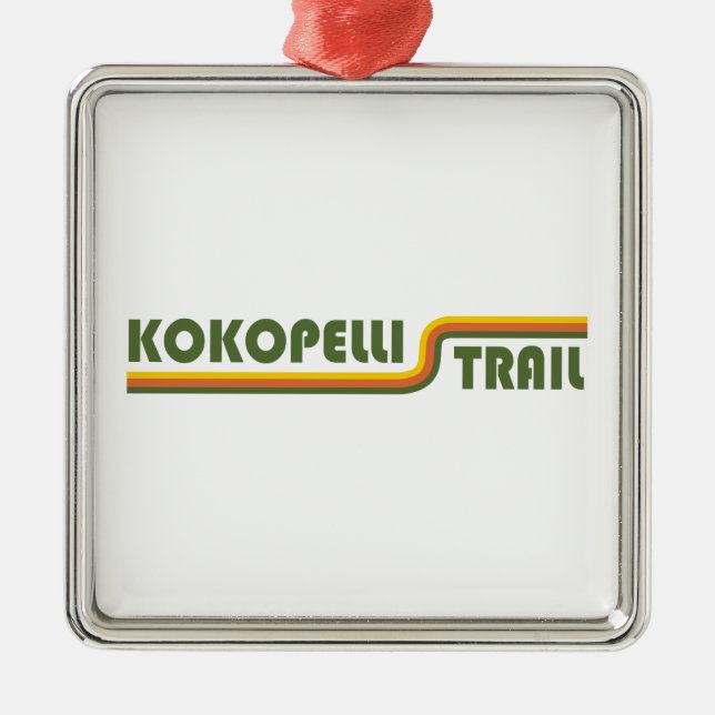 Kokopelli Trail Metal Ornament (Front)