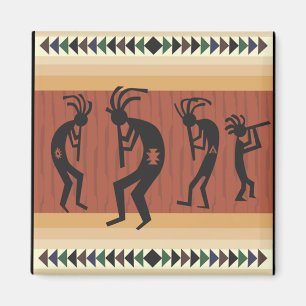 Kokopelli Tribal Design Magnet