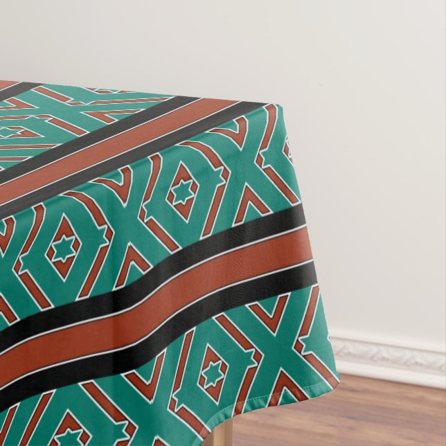 Kokopelli Tribal Sun Tablecloth (In Situ)