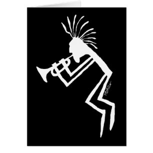 Kokopelli Trumpet Player Petroglyph