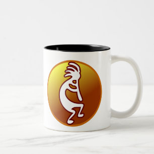 Kokopelli Two-Tone Coffee Mug