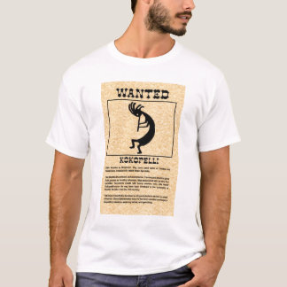 Kokopelli Wanted Tshirt
