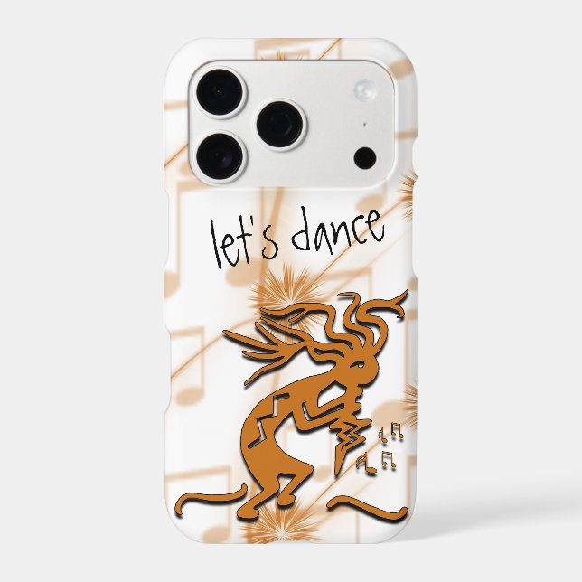 Kokopelli With Musical Notes Artwork (Back)