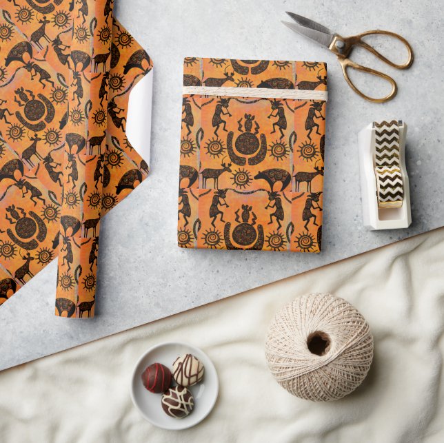 KOKOPELLI  WRAPPING PAPER (Crafts)