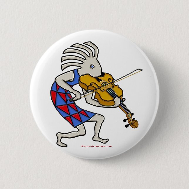 Kokovioli 2 Inch Round Button (Front)